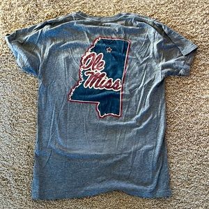 Ole Miss pocket tee - Original League - Medium, Grey
